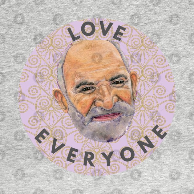 Neem Karoli Baba by karenpaytonart